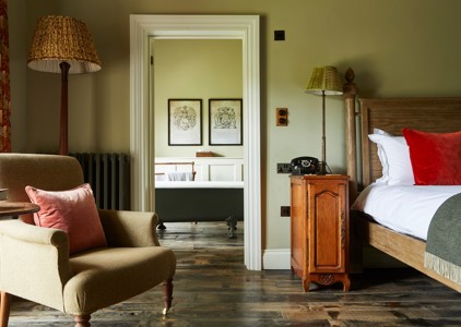 Comfy Luxe Rooms at THE PIG-at Combe - Otter Valley, Devon