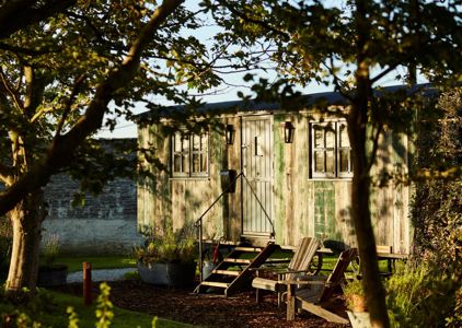 Garden & Stream Wagons at THE PIG-at Harlyn Bay - near Padstow, Cornwall 